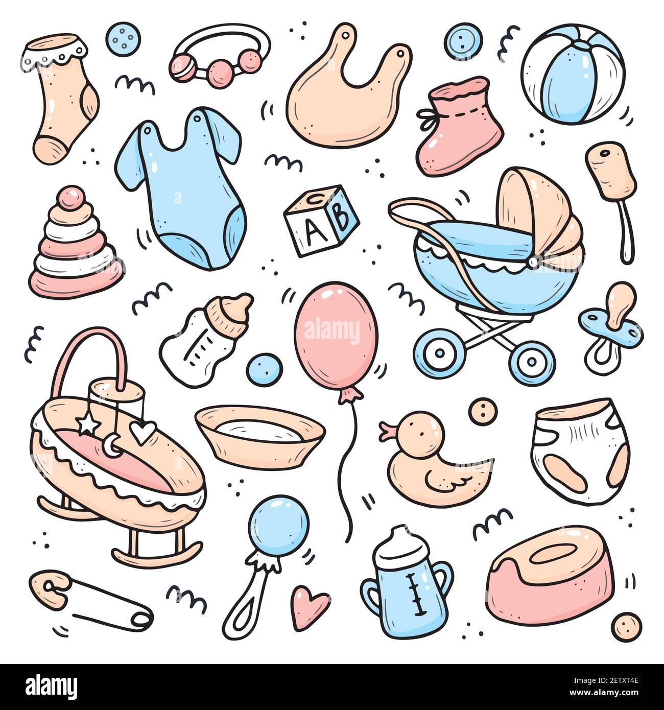 Jeu De Douche De Bebe Dessine A La Main Jouet Hochet Lait Bootle Vetements Style D Esquisse De La Bande Dessinee Element Bebe Dessine Par Un Stylo A Brosse Numerique Illustration Mignonne Pour Jeu De Douche De Bebe Dessine A La Main Jouet Hochet Lait Bootle Vetements Style D Esquisse De La Bande Dessinee Element Bebe Dessine Par Un Stylo A Brosse Numerique Illustration Mignonne Pour