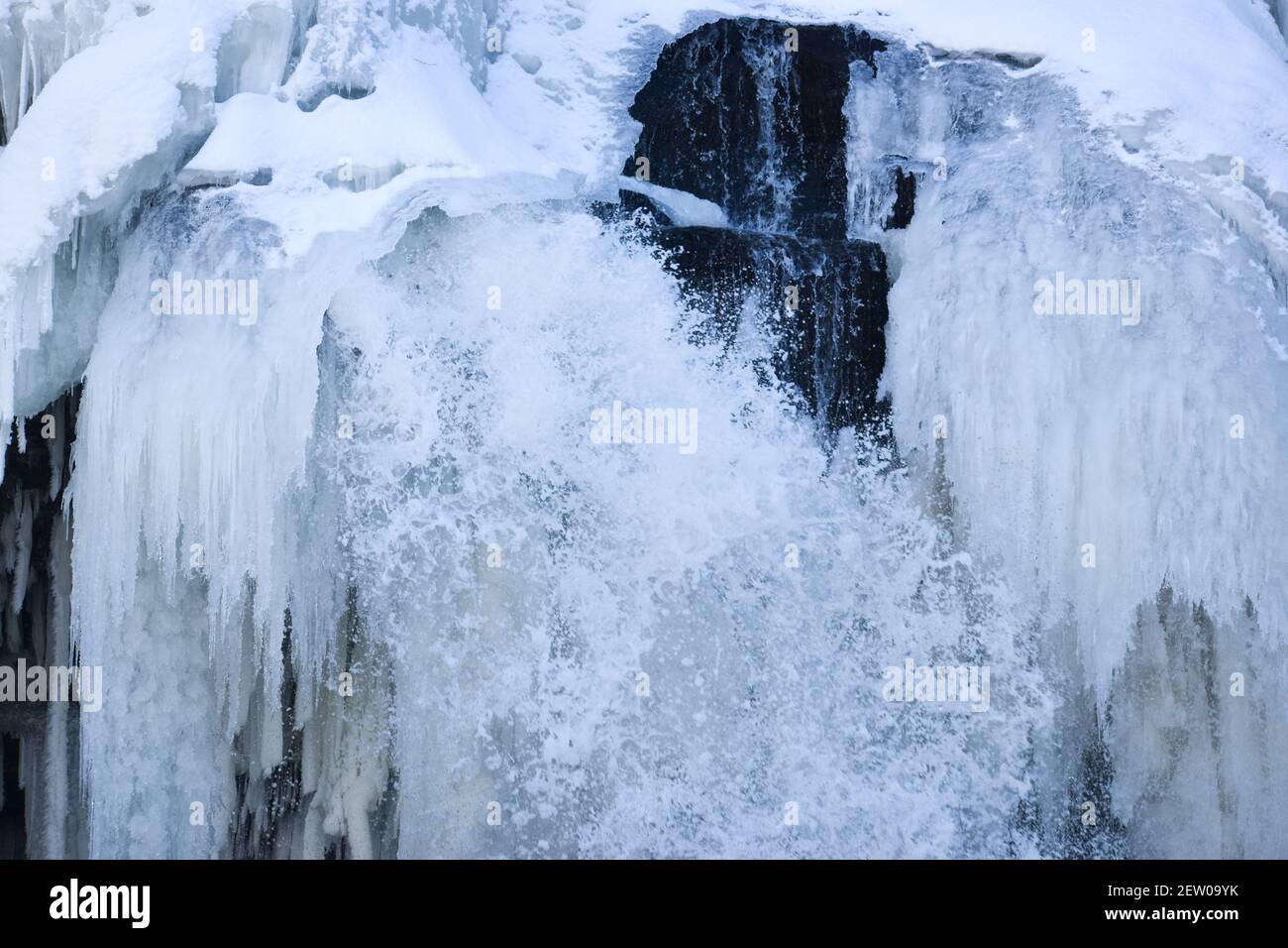Gros plan d'une cascade Banque D'Images
