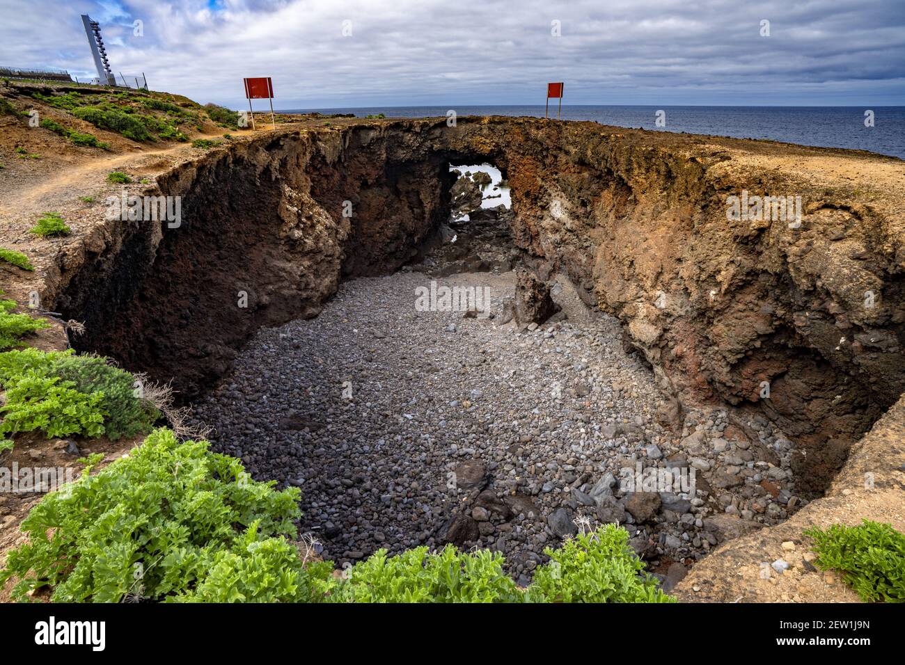 Espagne, îles Canaries, île de Ténérife, Buenavista, el Rayo Buenavista del Norte Banque D'Images