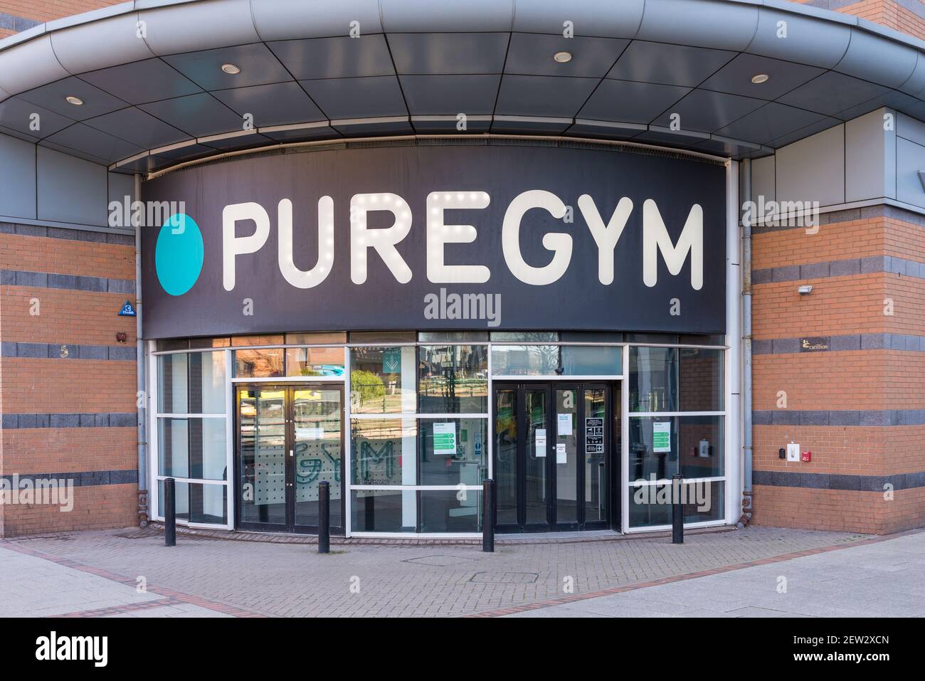 Puregym Gym sur Broad Street, centre-ville de Birmingham Banque D'Images