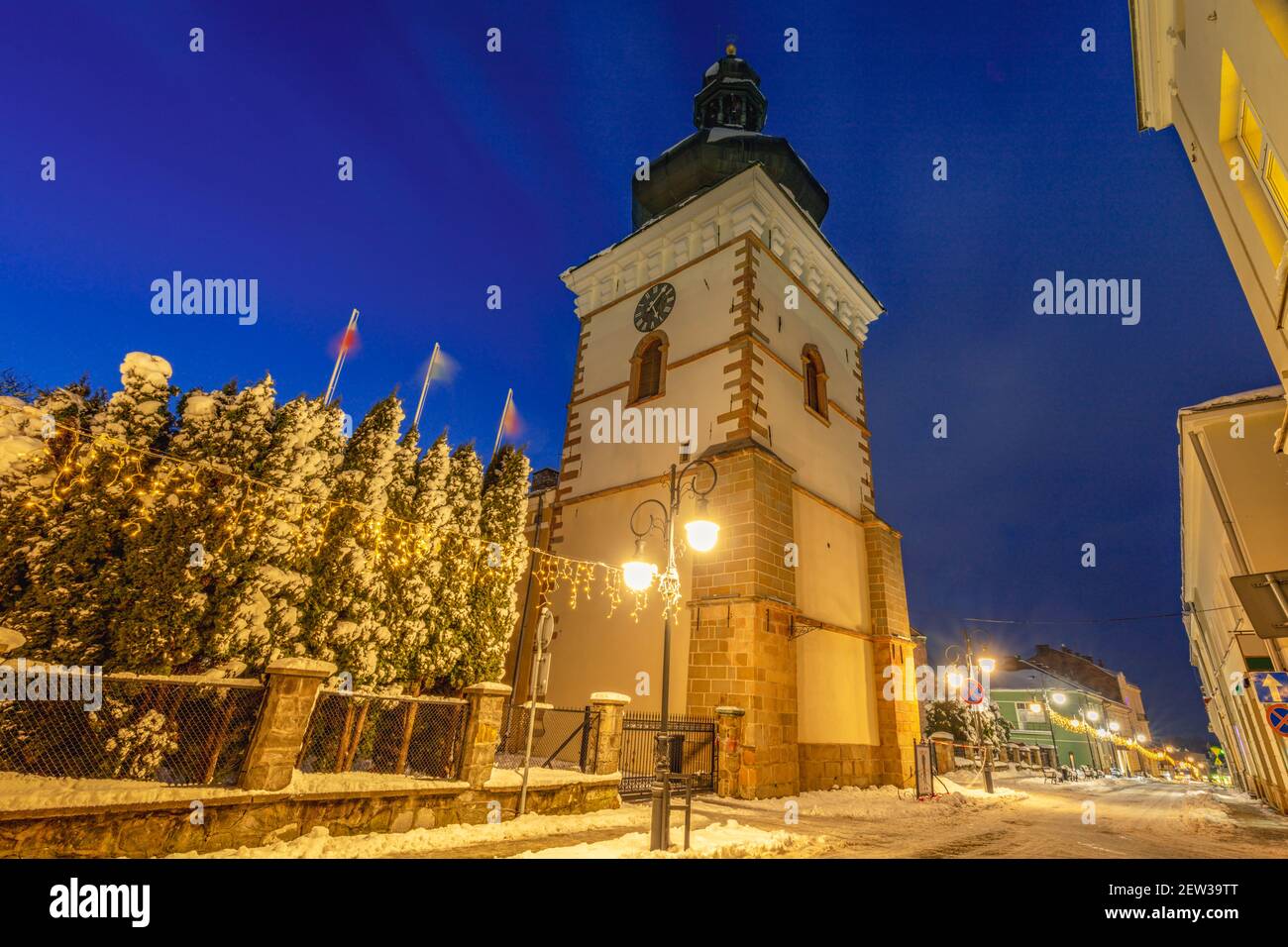 Basilique de la Sainte Trinité à Krosno. Rzeszow, Subcarpathia, Pologne Banque D'Images