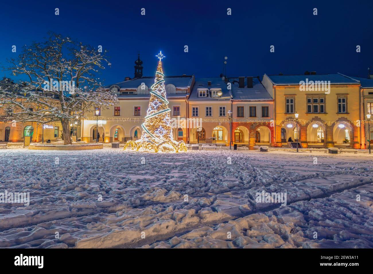 Vieille ville de Krosno. Rzeszow, Subcarpathia, Pologne Banque D'Images