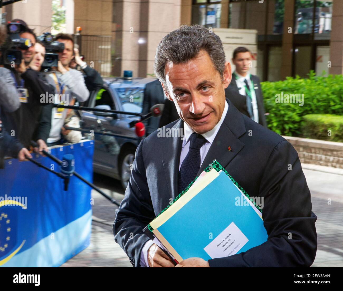 L'ancien président français Nicolas Sarkozy Banque D'Images