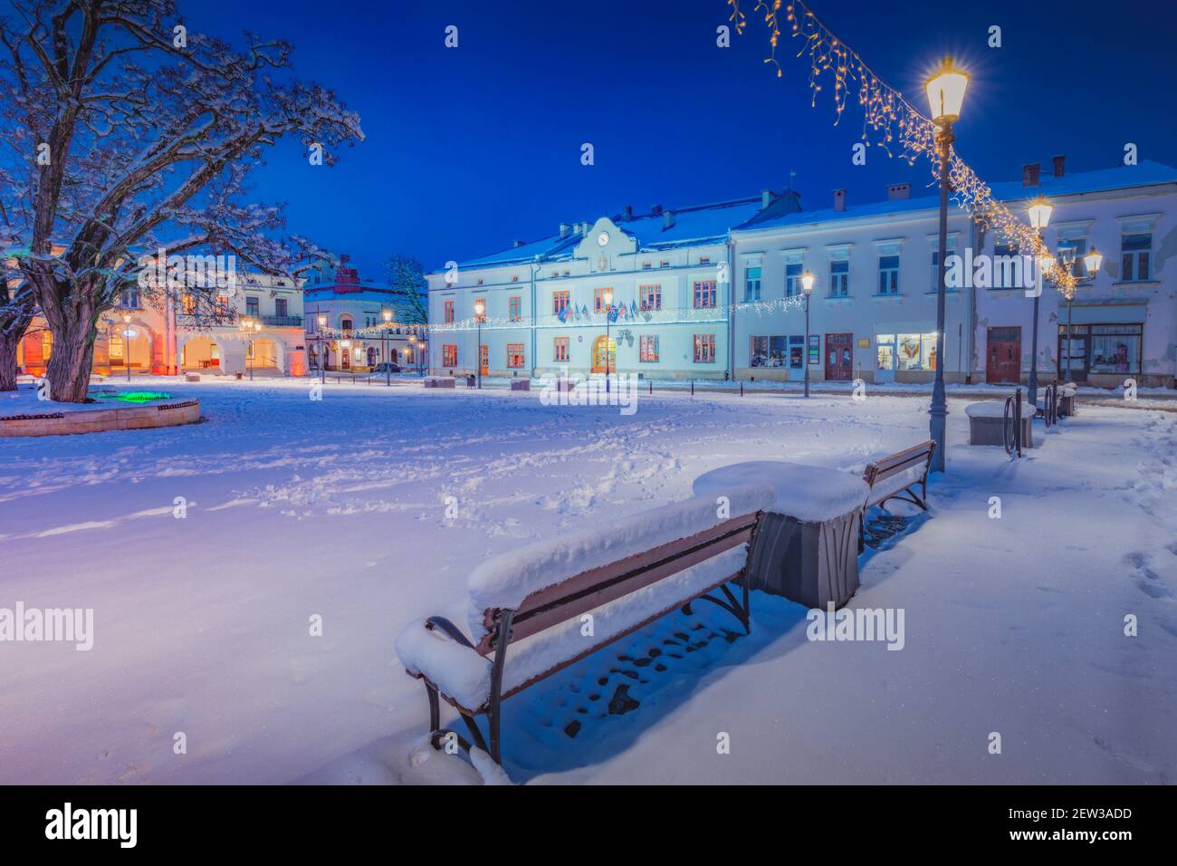Vieille ville de Krosno. Rzeszow, Subcarpathia, Pologne Banque D'Images