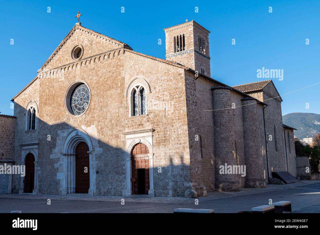 église de San Francesco dans le centre de la ville de terni Banque D'Images