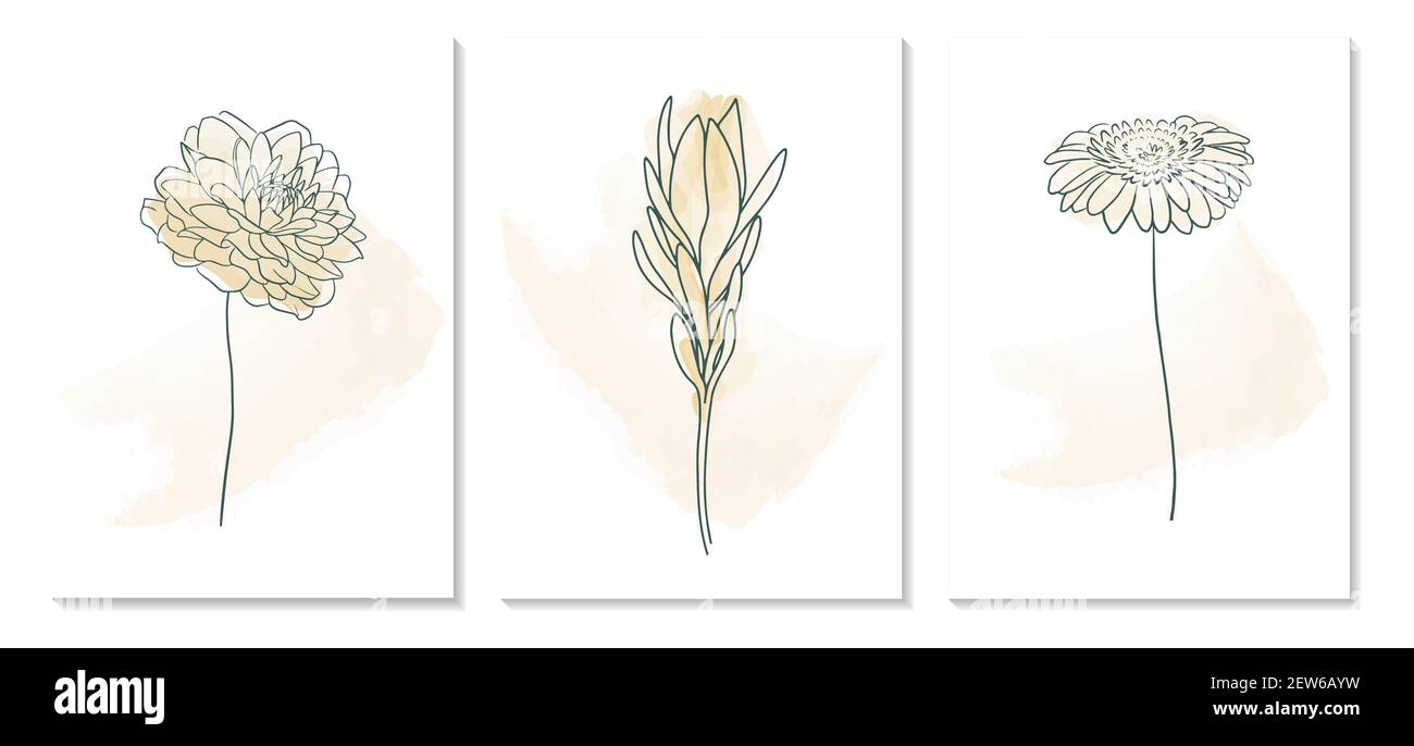 Un ensemble de modèles universels modernes. Convient aux affiches, cartes de vœux et de vacances, cartes d'entreprise et invitations, couvertures de livres et carnets. ABS Illustration de Vecteur