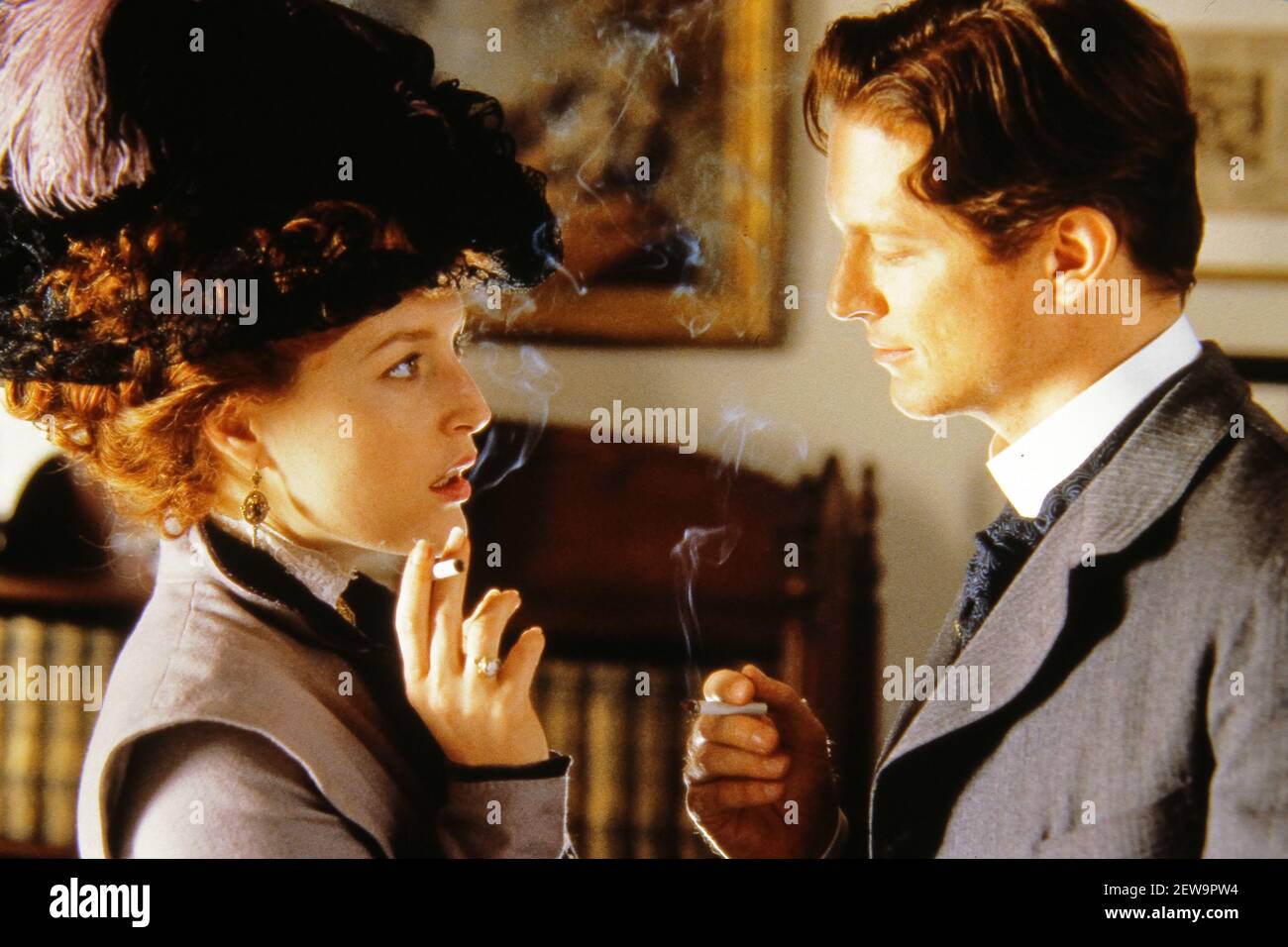 Gillian Anderson, Eric Stoltz, House of Mirth (2000) Sony Pictures. Crédit photo: Jaap Buitendijk/Sony Pictures /The Hollywood Archive - référence du fichier 34082-712THA Banque D'Images