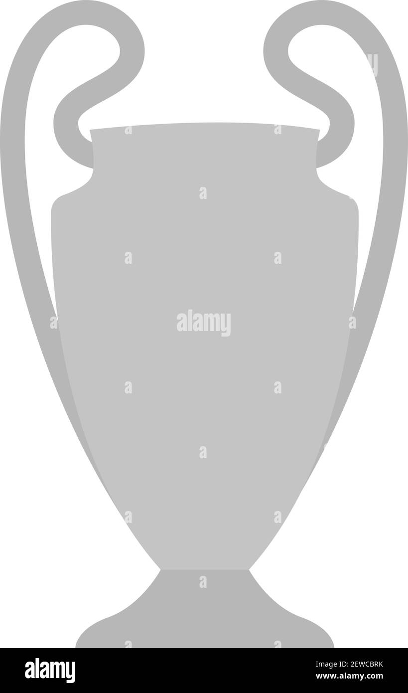 Coupe de championnat de football, illustration, vecteur sur fond blanc. Illustration de Vecteur