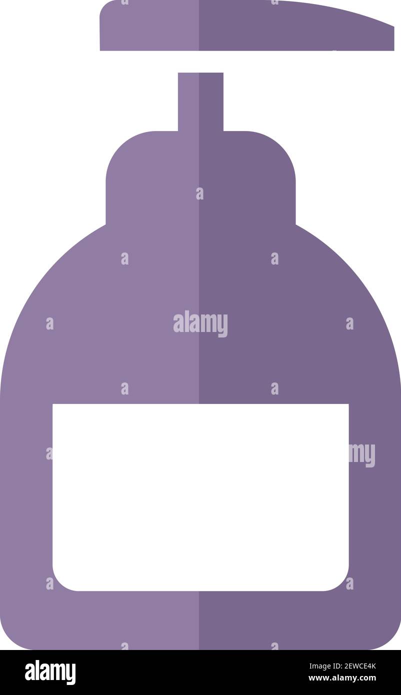 Savon liquide, illustration, vecteur sur fond blanc. Illustration de Vecteur
