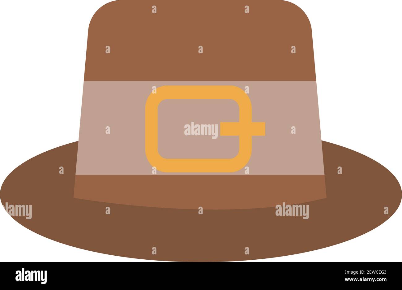 Chapeau de pays, illustration, vecteur sur fond blanc. Illustration de Vecteur