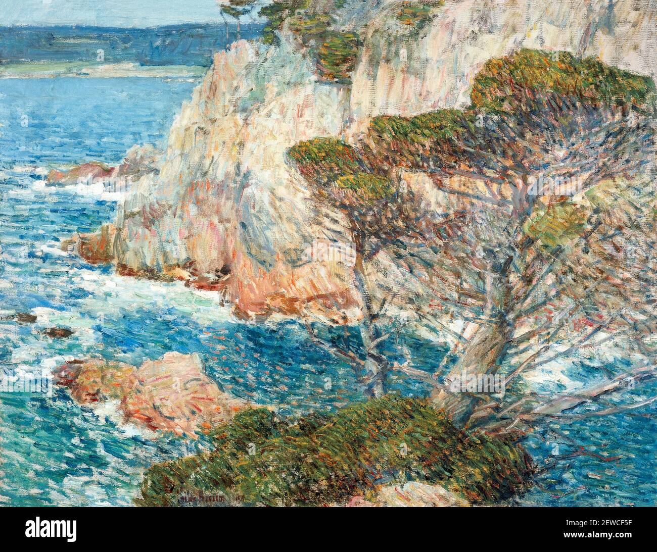 Childe Hassam point Lobos Banque D'Images