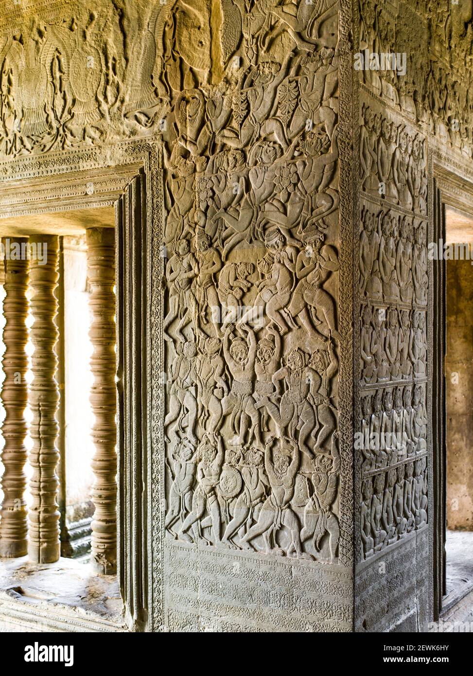 Angkor Wat Bas Relief Banque De Photographies Et Dimages à Haute 