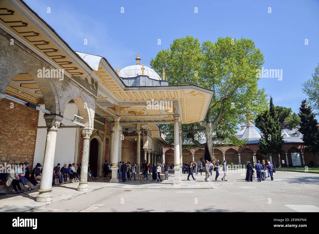 Istanbul, Turquie - 5 mai 2017 : Topkapi - le principal palais de l'Empire ottoman jusqu'au milieu du XIXe siècle. Banque D'Images