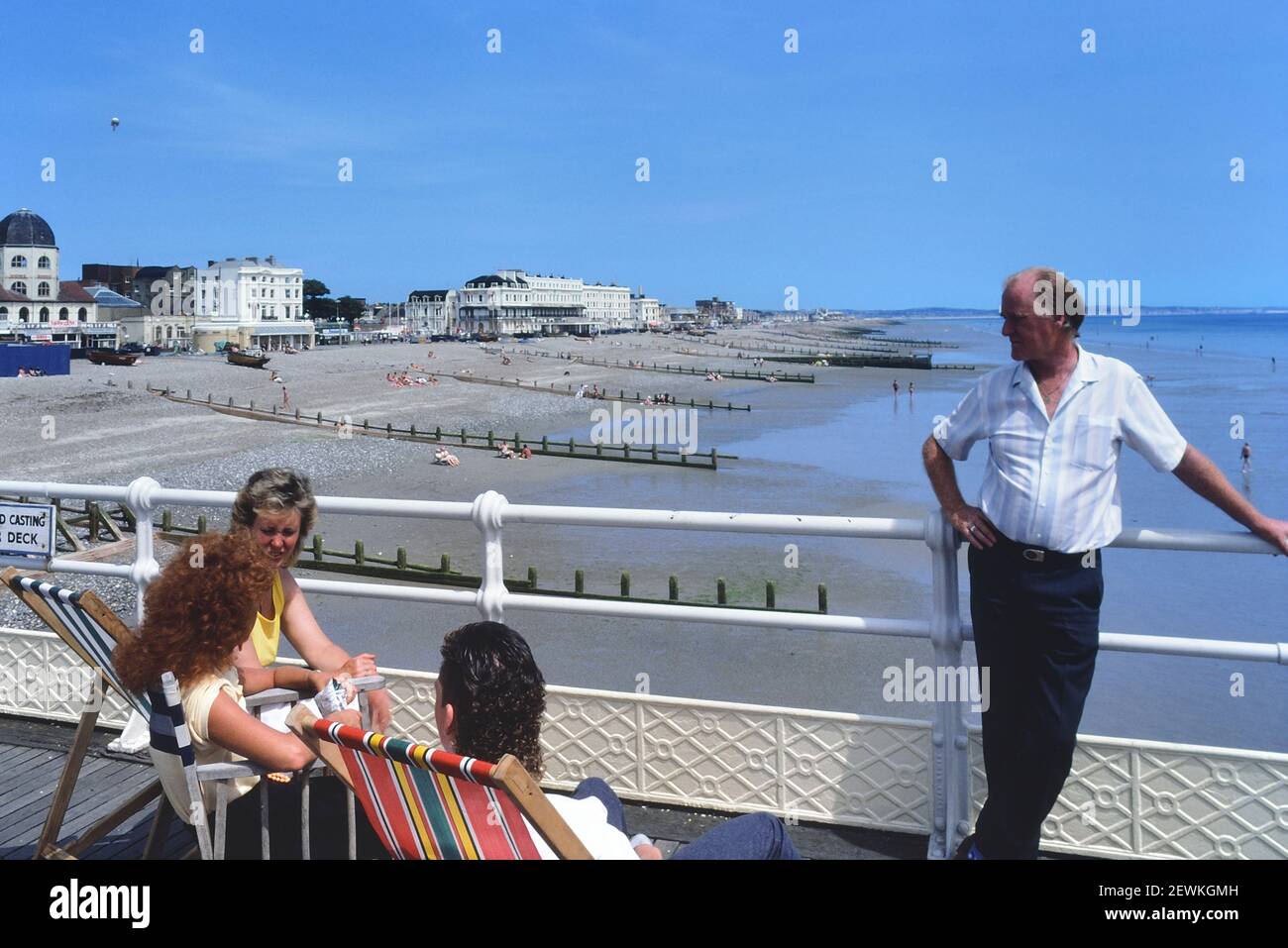 Worthing, West Sussex, Angleterre, Royaume-Uni. Vers les années 1980 Banque D'Images