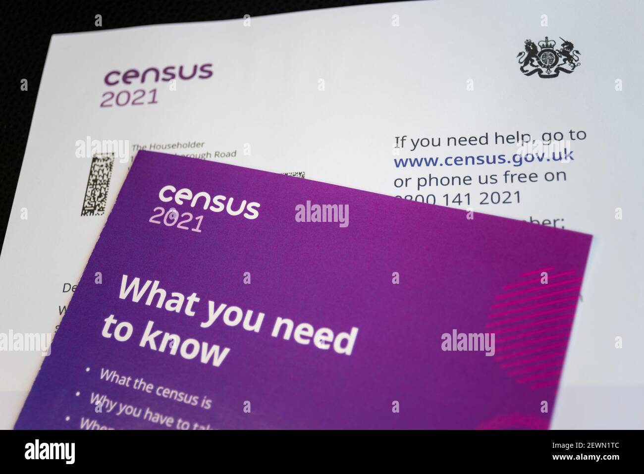 Westcliff on Sea, Essex, Royaume-Uni. 3 mars 2021. Les ménages commencent à recevoir leurs lettres de notification pour avoir terminé le recensement de 2021. Le recensement doit avoir lieu le 21 mars 2021 et tous les ménages d'Angleterre et du pays de Galles devraient le compléter par la loi ou risquer une amende pouvant atteindre 1000 livres. Il sera administré par l'Office of National Statistics (ONS) en Angleterre et au pays de Galles et sera le premier recensement britannique à recueillir la plupart des données en ligne. L'ONS a confirmé que le recensement sera Vas-y malgré la pandémie de COVID-19 Banque D'Images