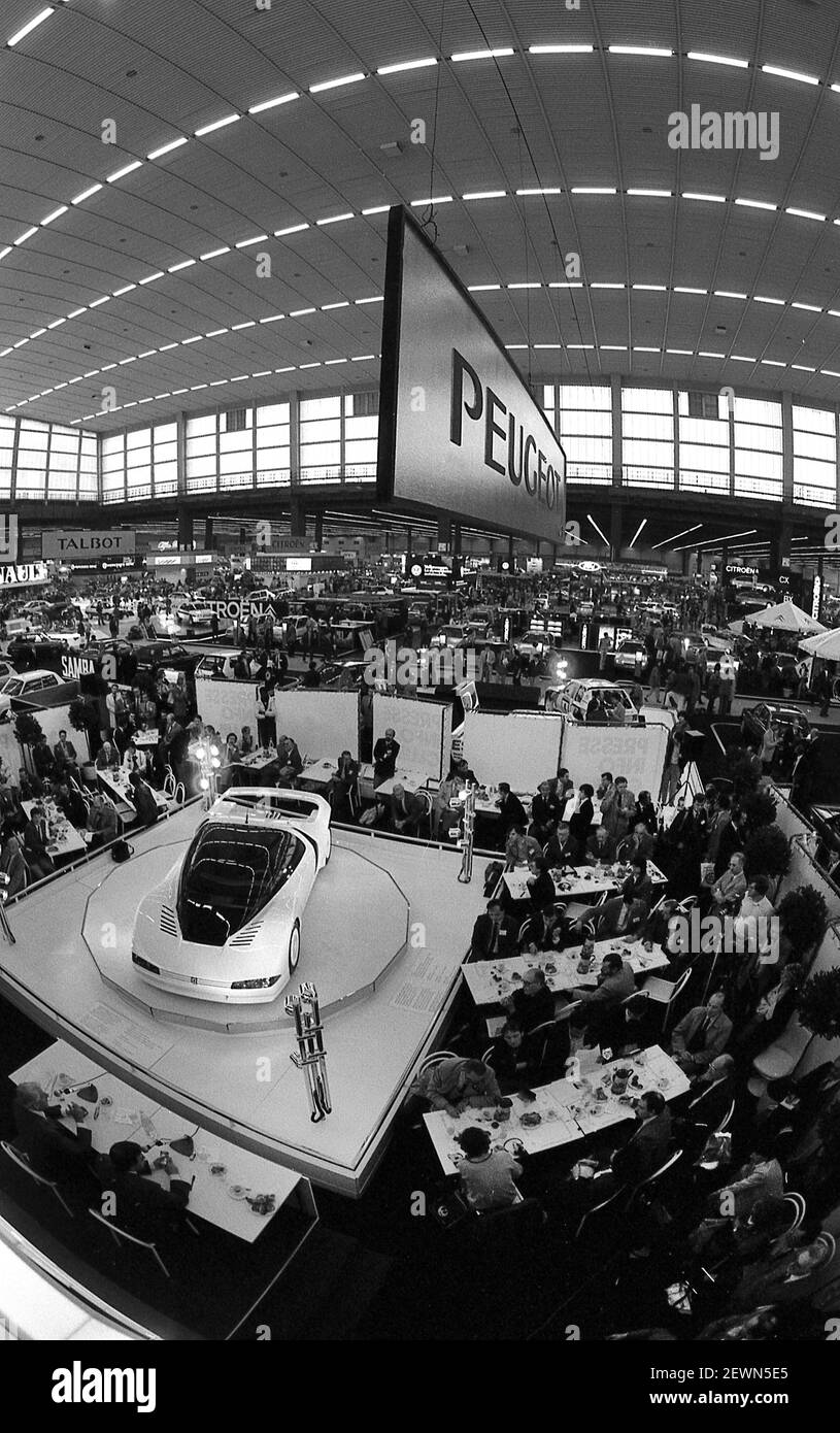 Peugeot Quasar au salon de l'auto de Paris 1984 Banque D'Images