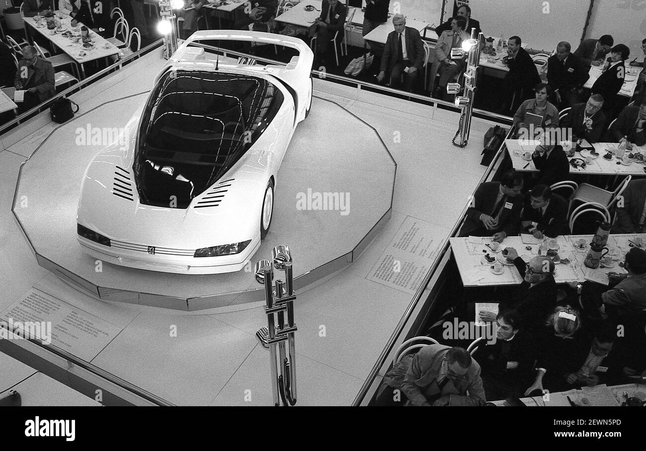 Peugeot Quasar au salon de l'auto de Paris 1984 Banque D'Images