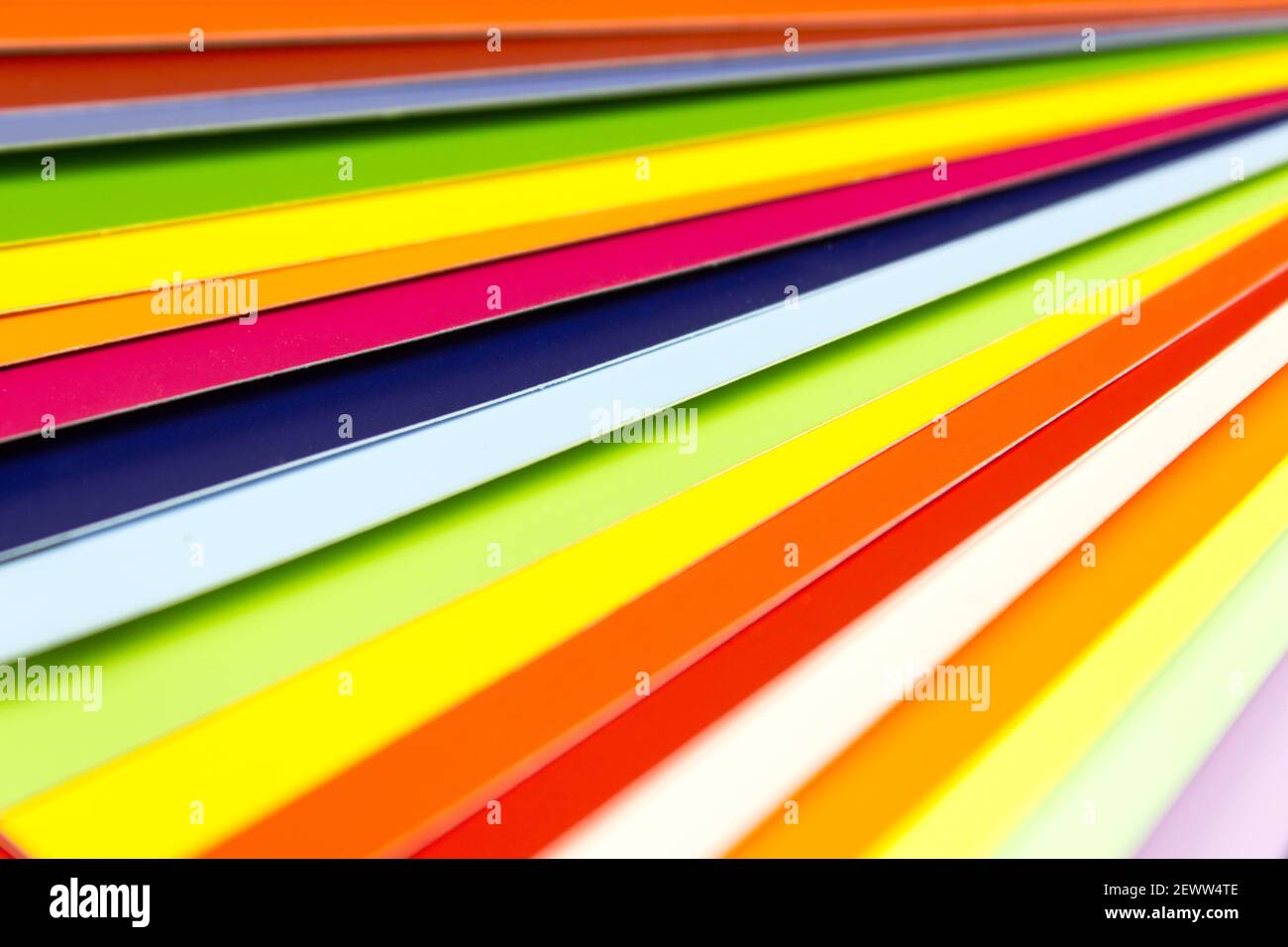 Arrière-plan du guide de graphique de couleurs, catalogue de couleurs. Palette de cartes de couleurs Banque D'Images