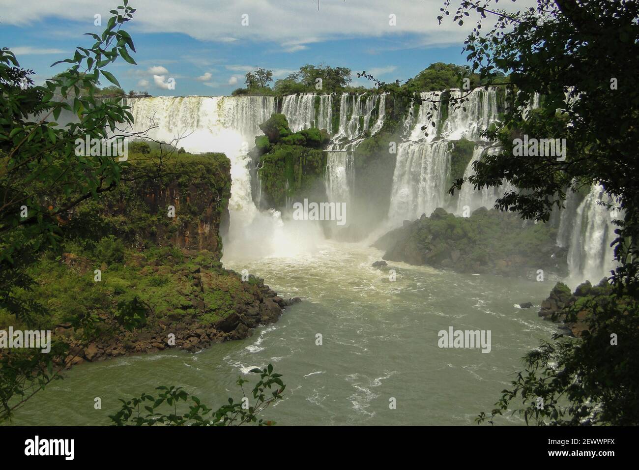 Chutes d'Iguazu, l'une des sept merveilles naturelles du monde Banque D'Images