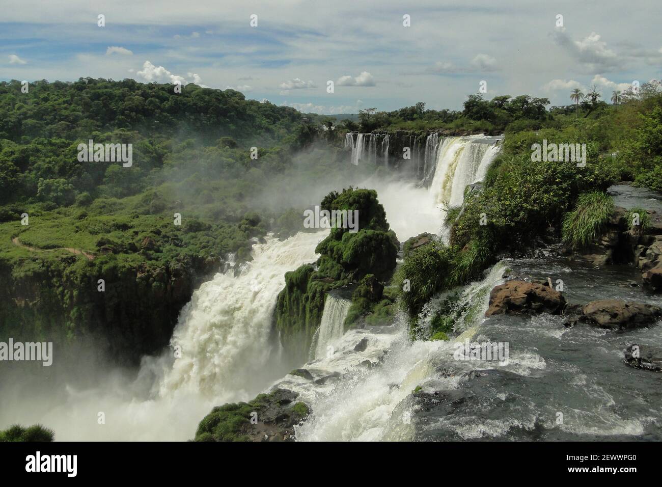 Chutes d'Iguazu, l'une des sept merveilles naturelles du monde Banque D'Images