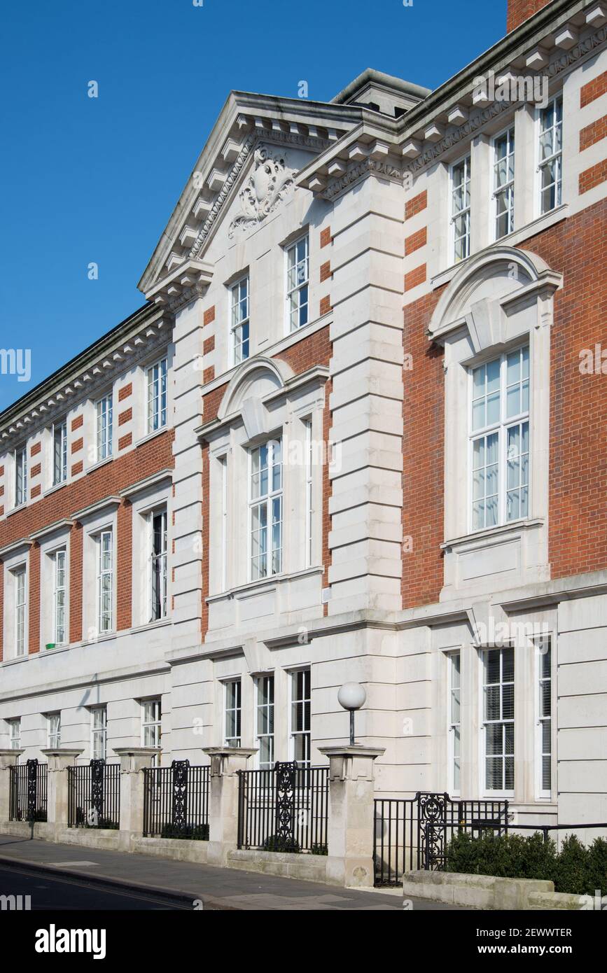 Acton Town Hall Municipal Civic Architecture de Raffles et Gridley Banque D'Images