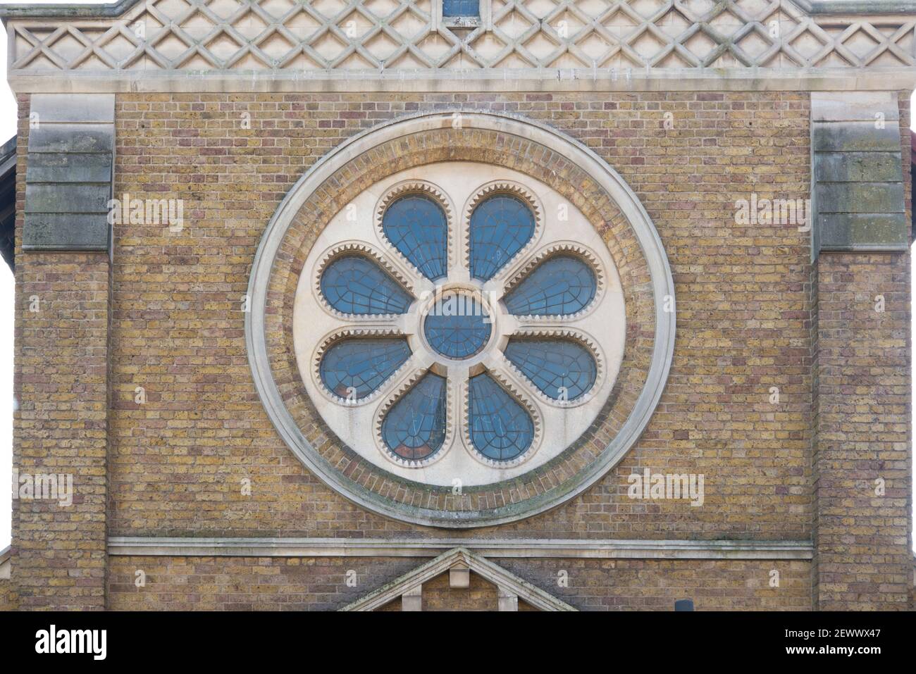 Notre Dame de Lourdes Église catholique 141-143 High Street Acton Banque D'Images