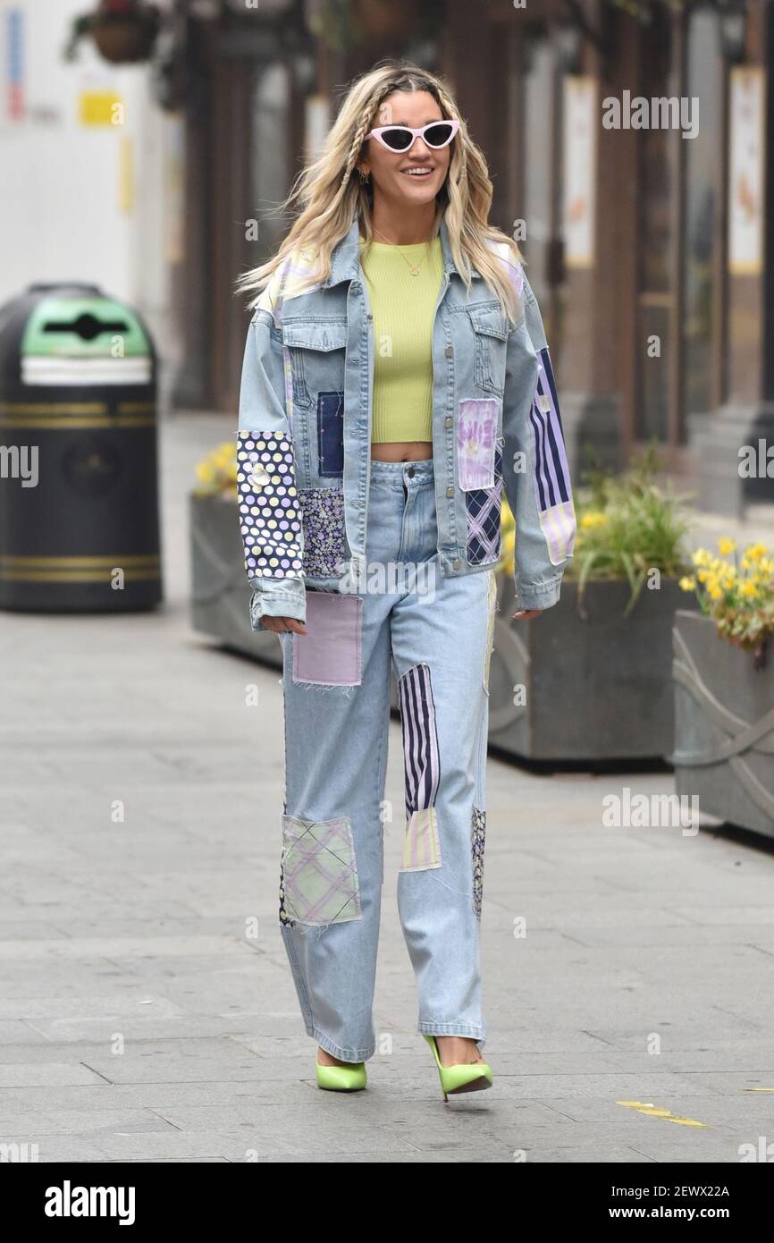 Londres, Royaume-Uni. 03ème mars 2021. Ashley Roberts vu aux studios radio mondiaux de Londres. Crédit : SOPA Images Limited/Alamy Live News Banque D'Images
