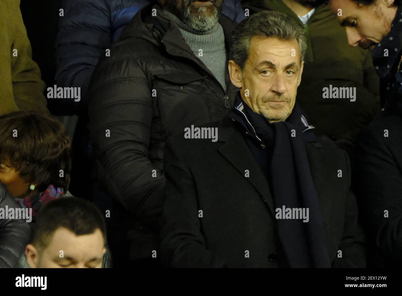 Paris, France. 4 mars 2021. NICOLAS SARKOZY, ancien président de la république française, a été condamné à trois ans de prison, dont un fermé, par la Cour pénale de Paris pour corruption dans l'affaire des écoutes. Condamné à trois ans de prison, dont l'un est fermé, l'ancien Président de la République devrait voir sa peine modifiée, comme le prévoit la loi, et procéder à sa détention à domicile avec un bracelet électronique. Crédit : Pierre Stevenin/ZUMA Wire/Alay Live News Banque D'Images