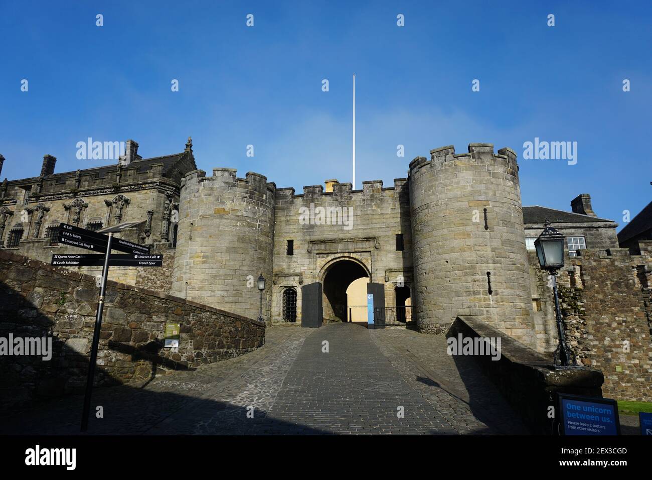 Château de Stirling Ecosse Outlander lieu Banque D'Images