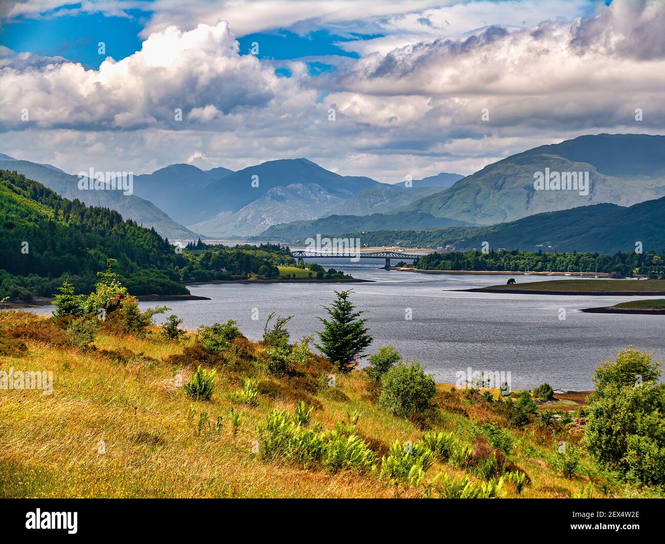 En direction du pont Ballachulish Banque D'Images