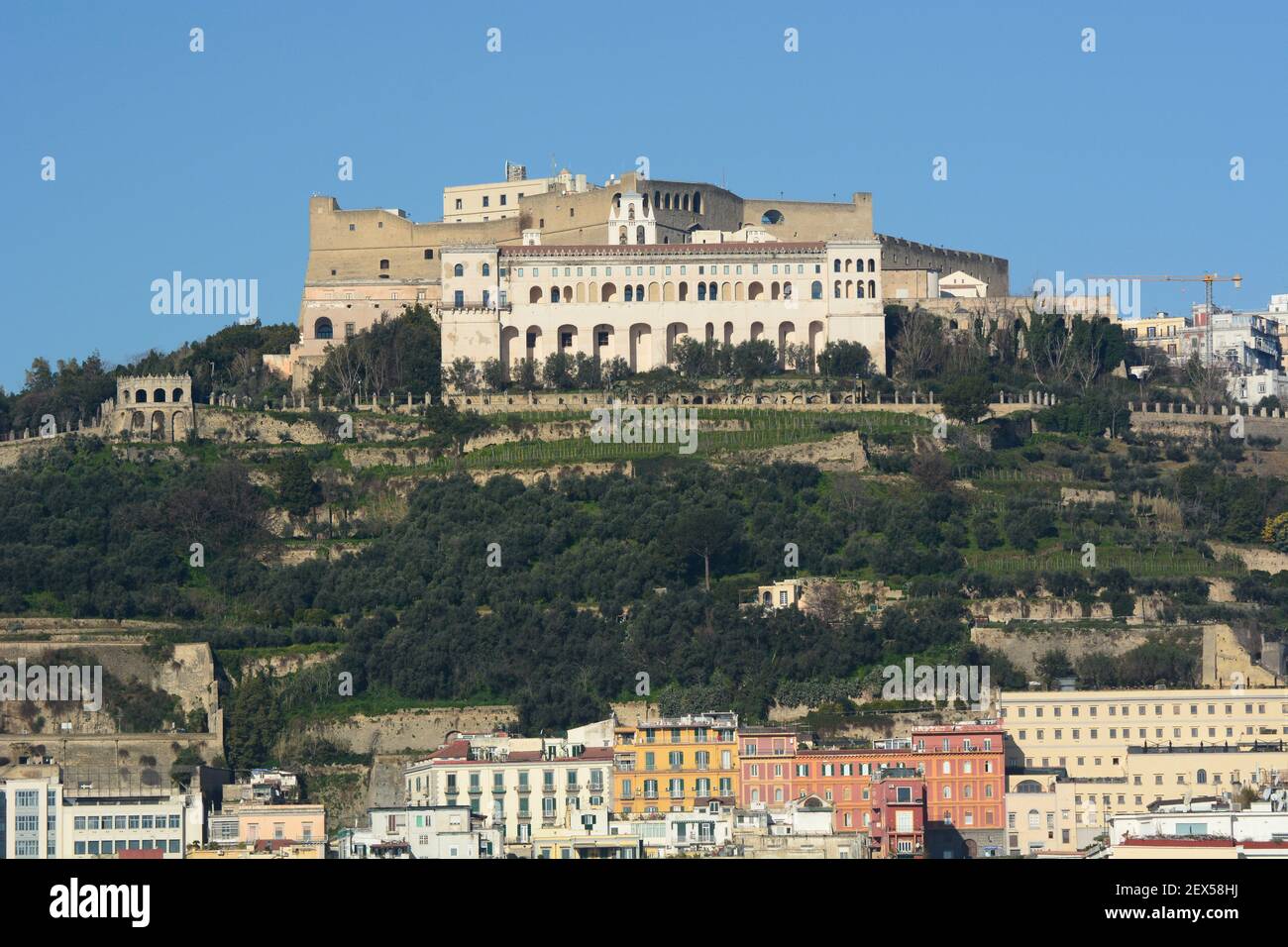 Castel Sant'Elmo. Naples. Campanie. Italie Banque D'Images
