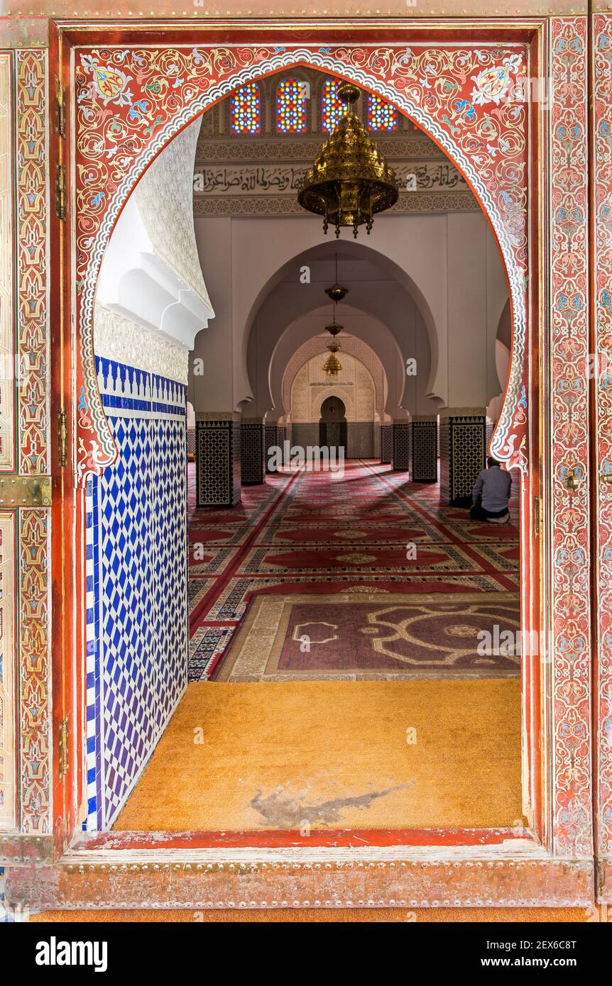 Maroc,Rissani,Mausolée Moulay Ali Cherif Banque D'Images