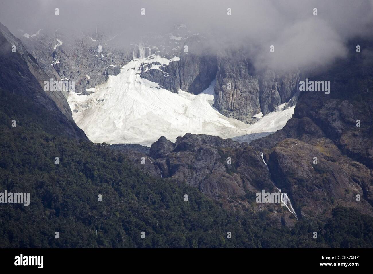 Gletscher, Carretera Austral, Patagonien, Chili, Suedamerika, glacier, Carretera Austral, Patagonie, Chili, Amérique du Sud Banque D'Images