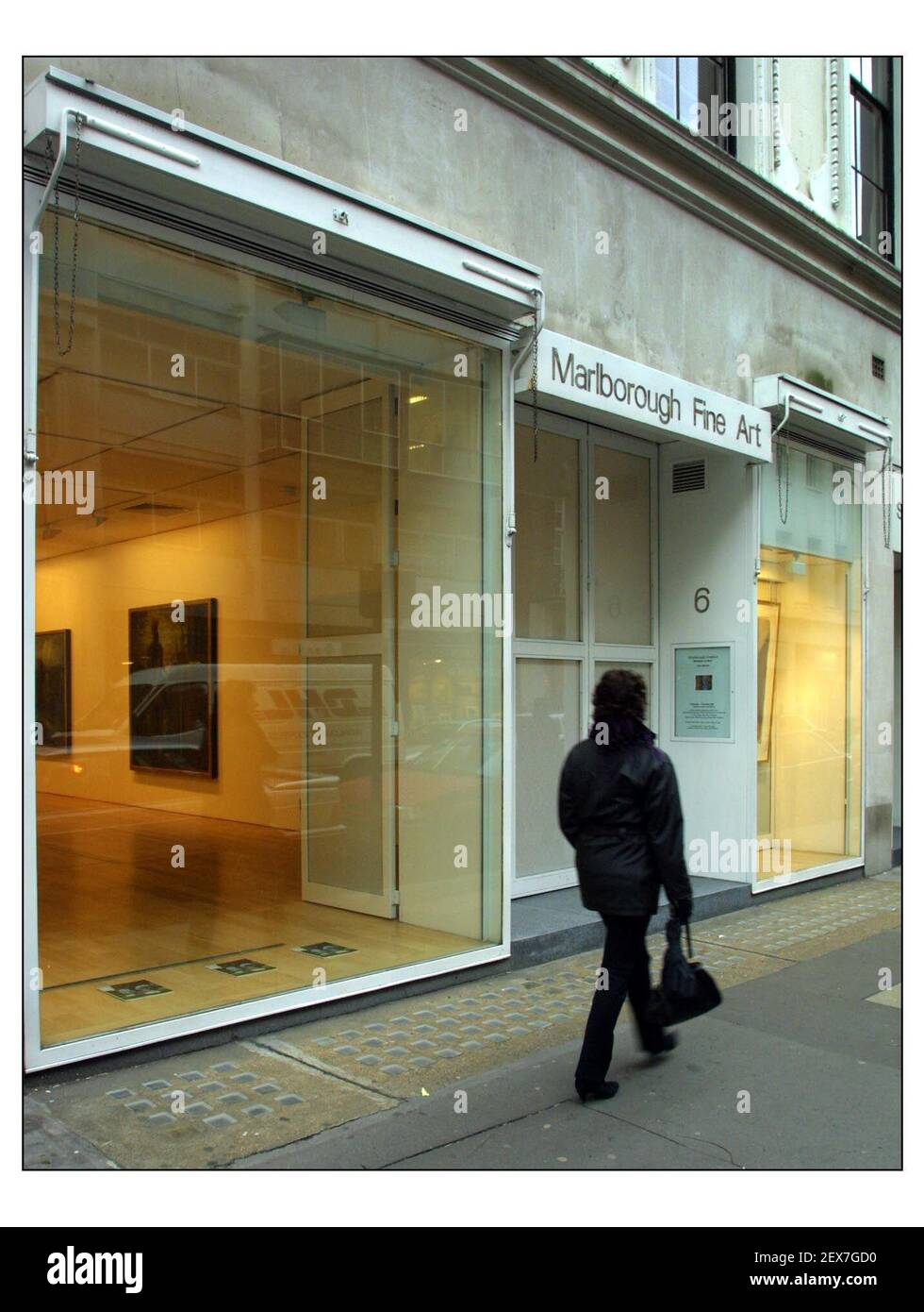Galerie d'art marlborough à Londonpic David Sandison 27/11/2001 Banque D'Images