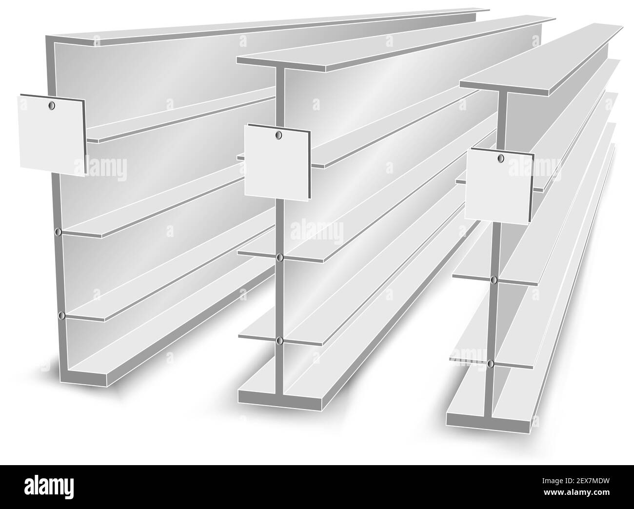 Étagères en magasin Banque D'Images