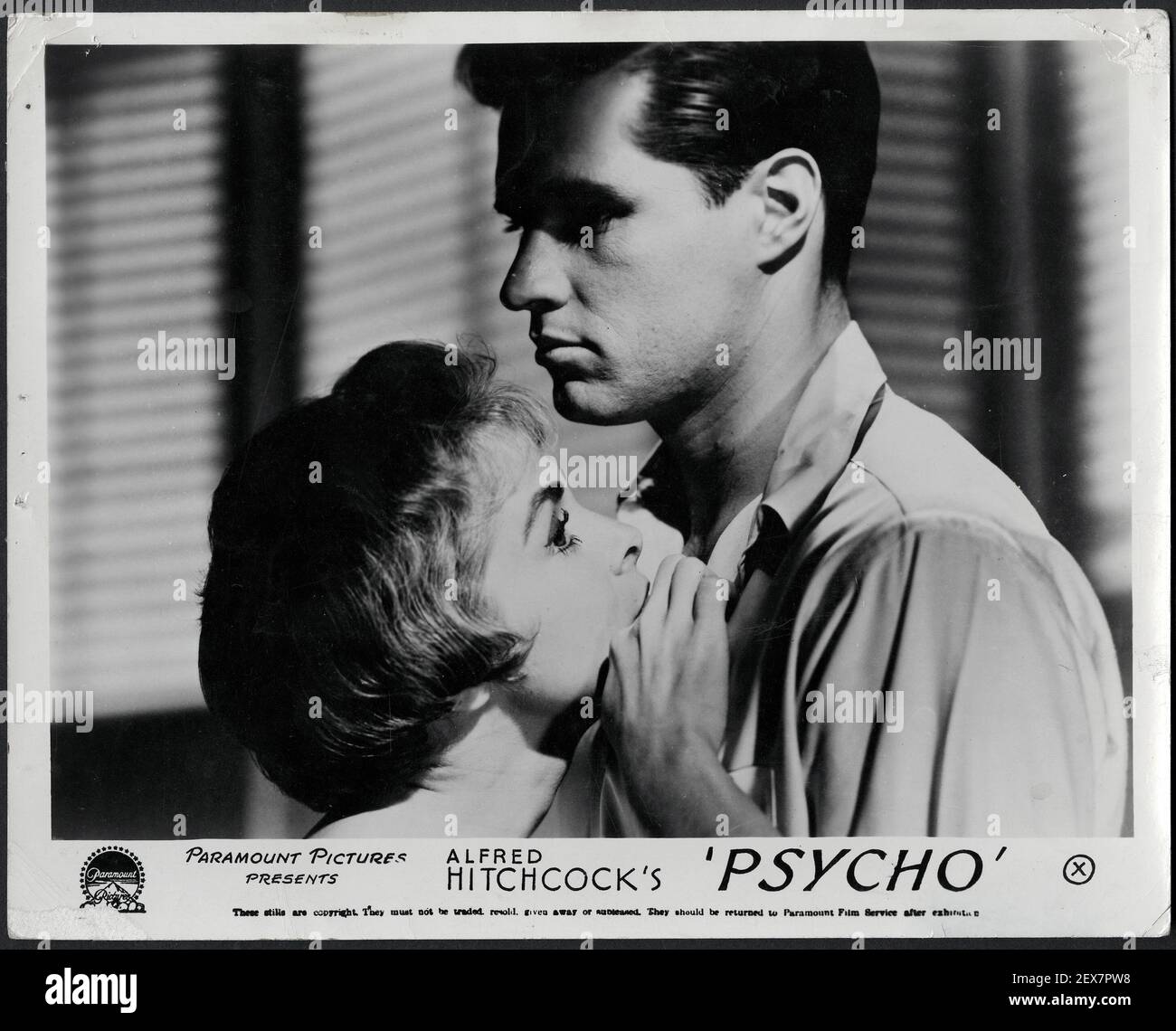 Photo publicitaire du film Psycho d'Alfred Hitchcocks Banque D'Images