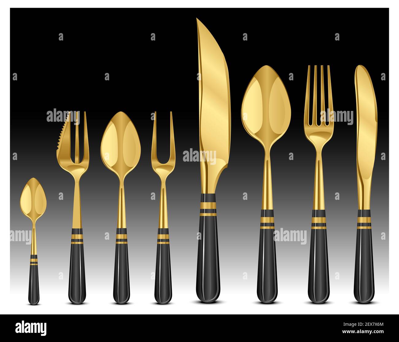 Nappes dorées Banque D'Images