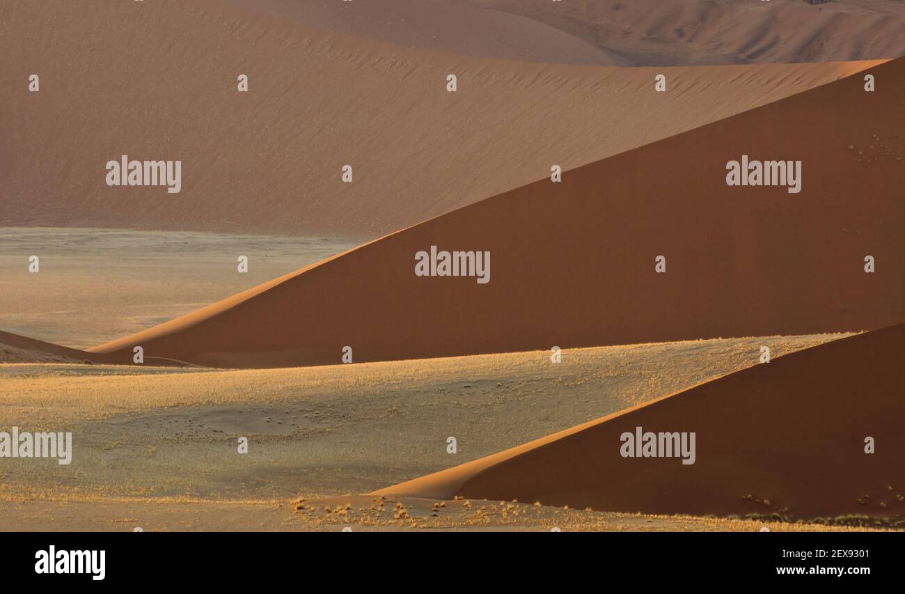 Dunes Namib à sossusvlei Banque D'Images