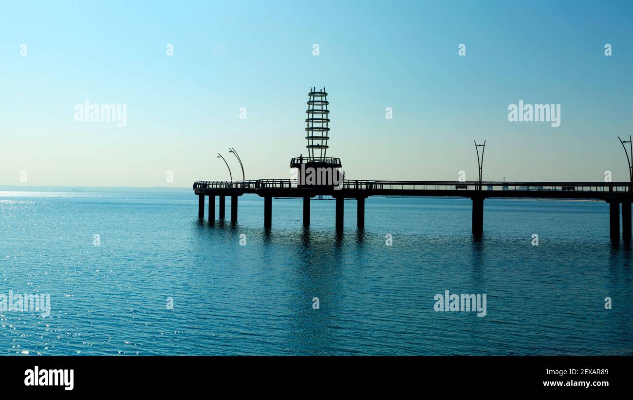 Brant Street Pier Spencer Smith Park. Burlington Ontario Canada. Banque D'Images