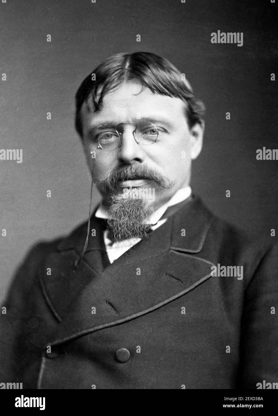 Lawrence Alma-Tadema. Portrait de l'artiste anglo-néerlandais Sir Lawrence Alma-Tadema (n. Lourens Alma Tadema, 1836-1912), 1870 Banque D'Images