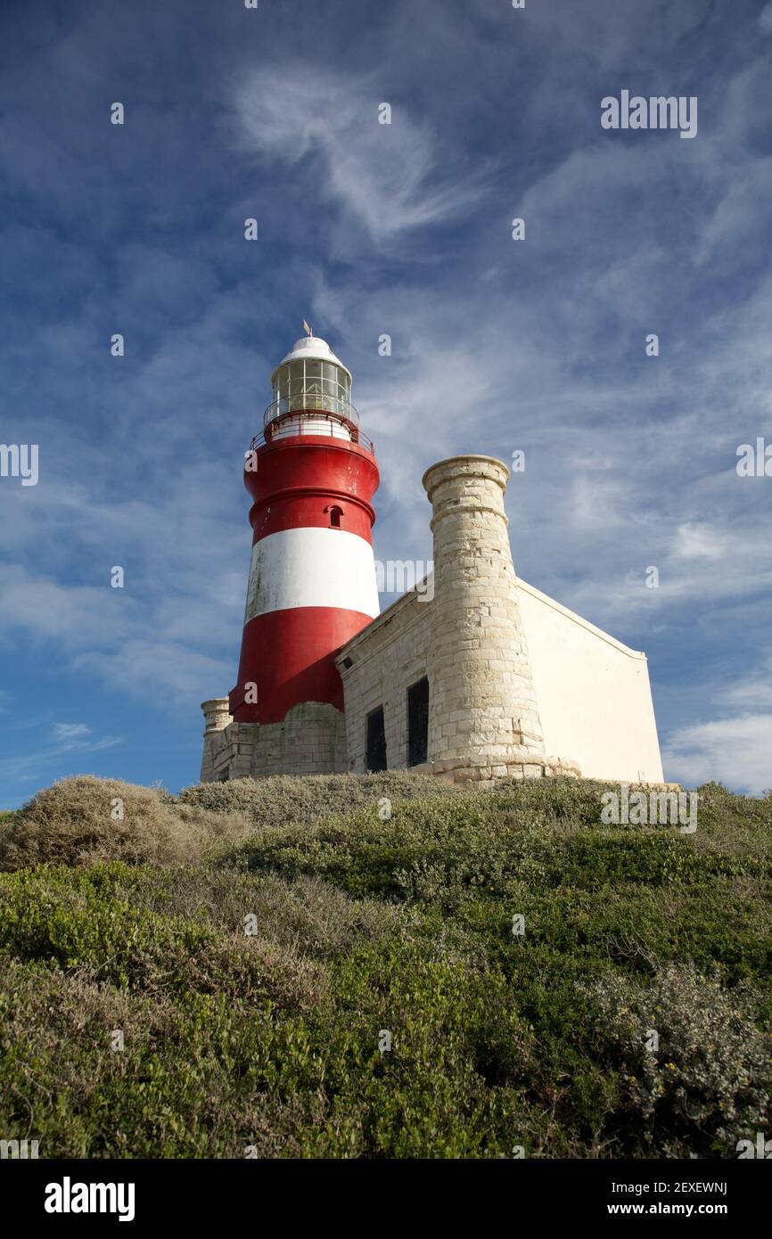 Cap Agulhas Lighthouse Banque D'Images