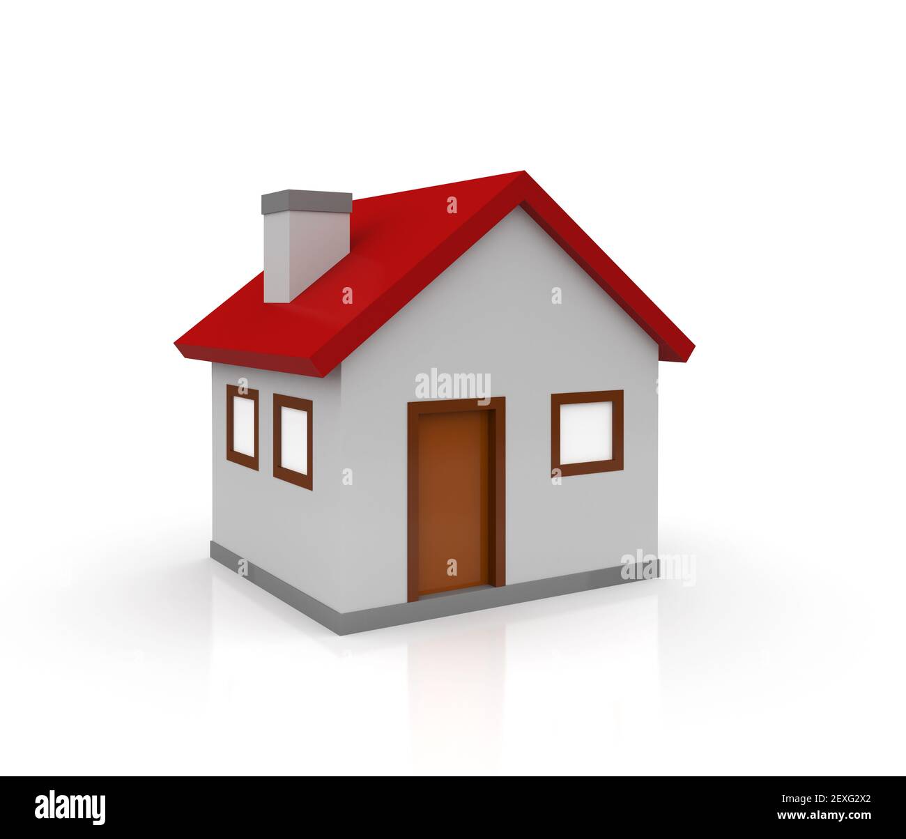 Maison isolée Banque D'Images