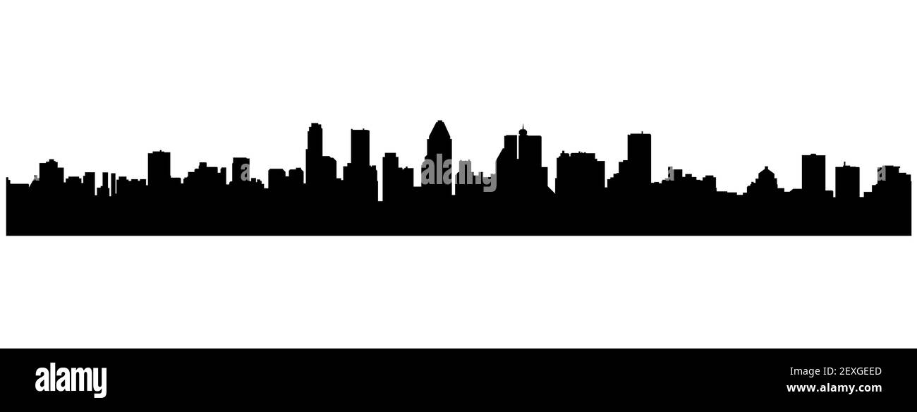 Cityscapes silhouettes background Banque D'Images