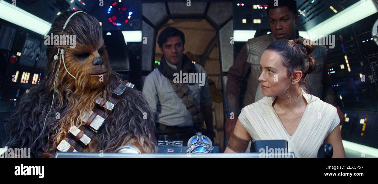 SUOTAMO,ISAAC,BOYEGA,RIDLEY, STAR WARS: THE RISE OF SKYWALKER, 2019 Banque D'Images