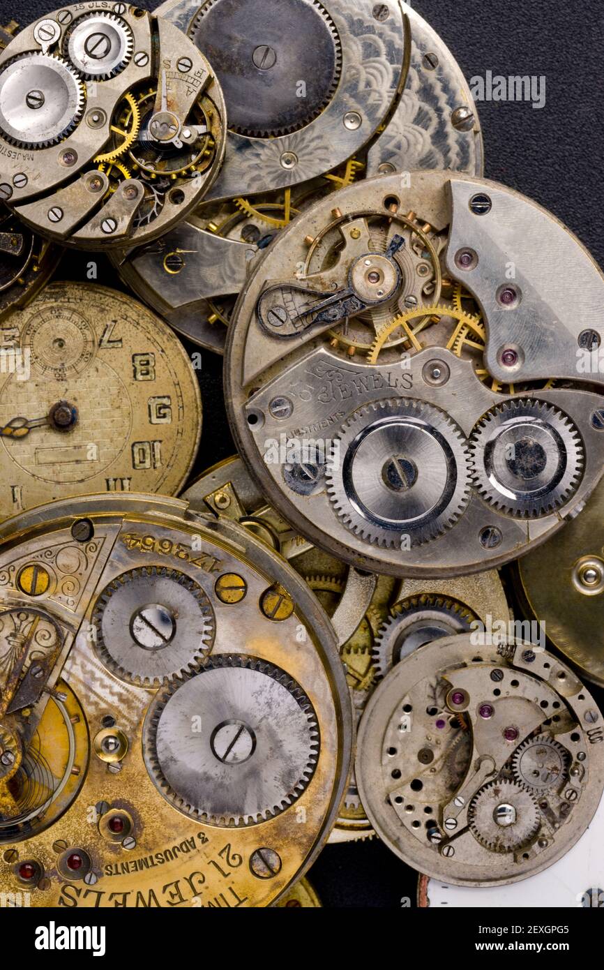 Morceaux de temps Banque D'Images