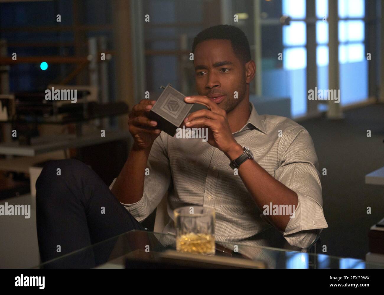 JAY ELLIS, SALLE D'ÉVACUATION, 2019 Banque D'Images