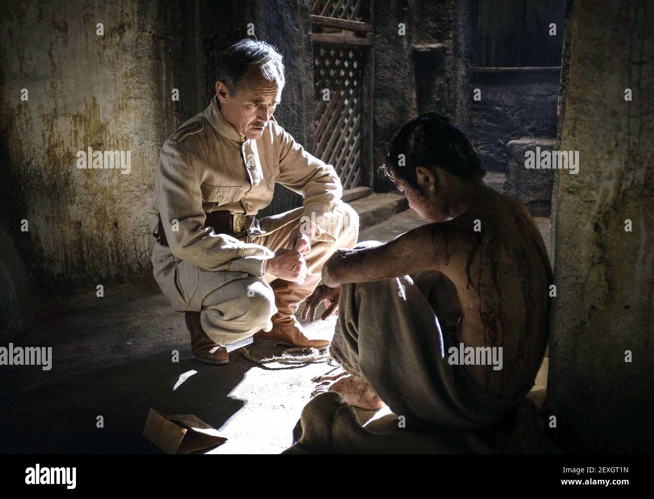 MARK RYLANCE, EN ATTENTE DES BARBARES, 2019 Banque D'Images