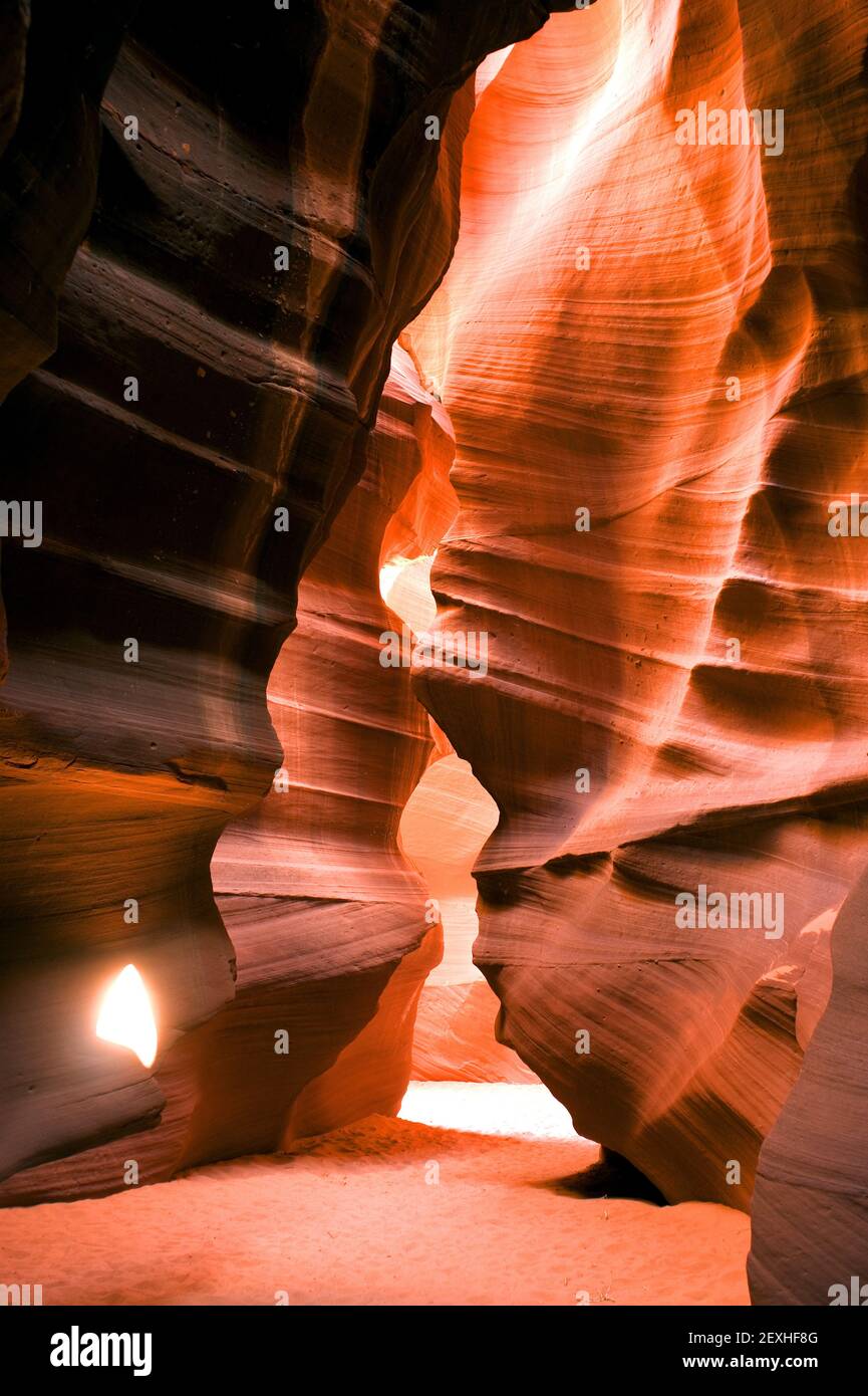Antelope Canyon Rock Navajo Formation Emplacement Sud-ouest des États-Unis dans l'Utah Banque D'Images