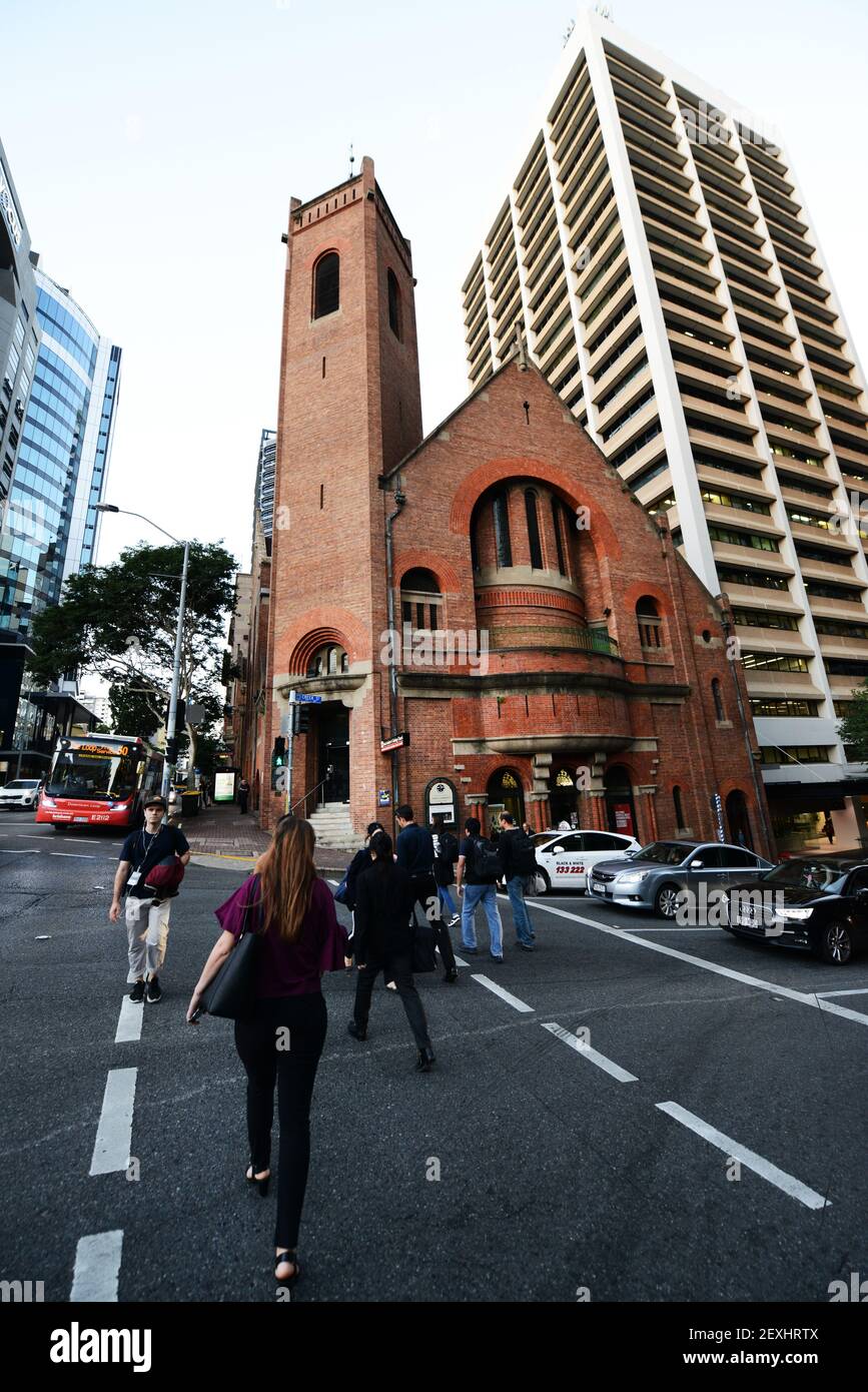 Église unifiante de St Andrew à Brisbane, Australie. Banque D'Images