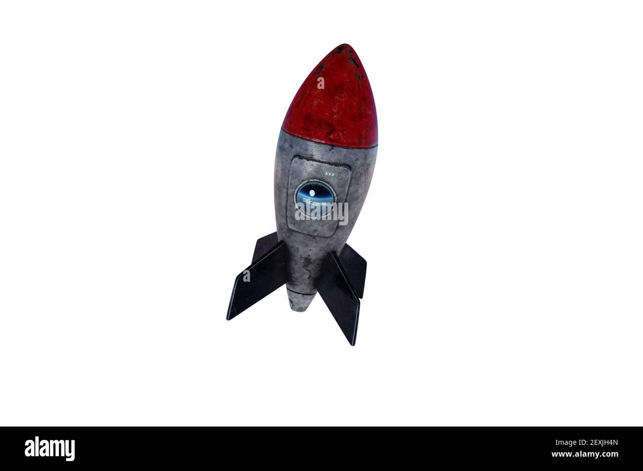 Fusée, icône. Illustration 3D , concept Star up , SUCCÈS Banque D'Images